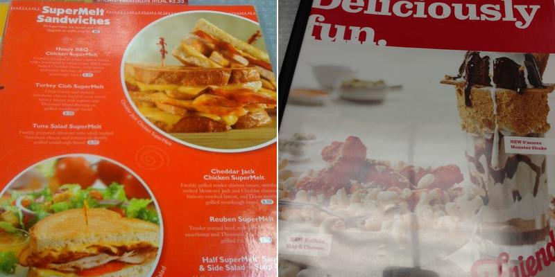 Friendly's Menu