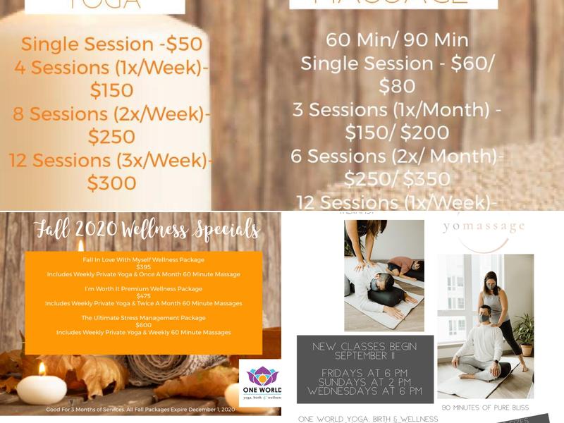 One World Yoga, Birth & Wellness