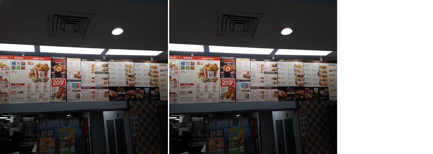 KFC Menu
