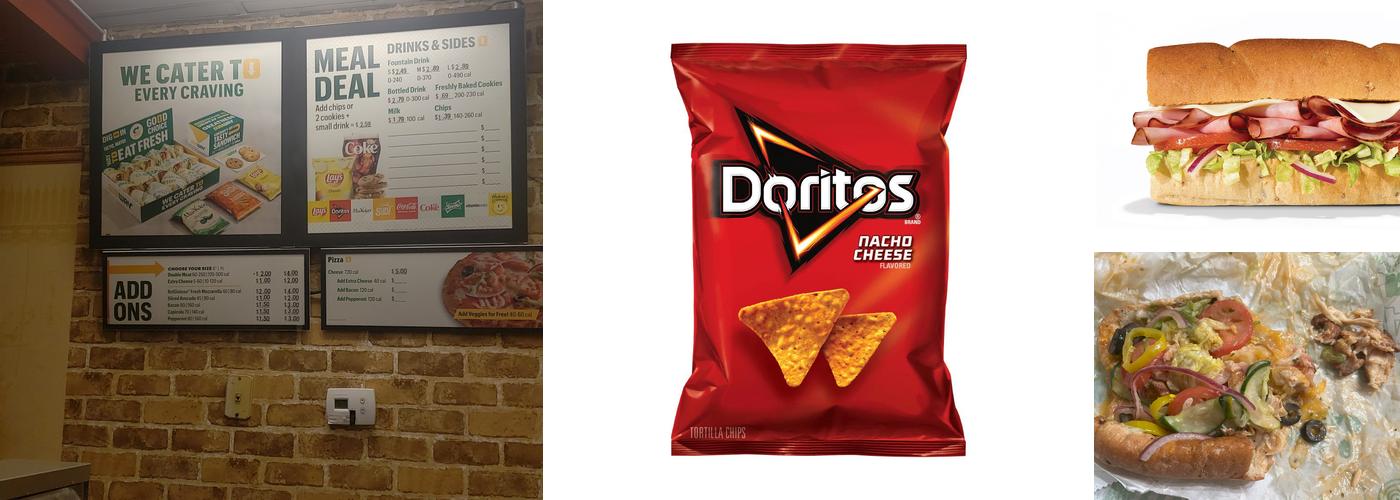 Subway Menu