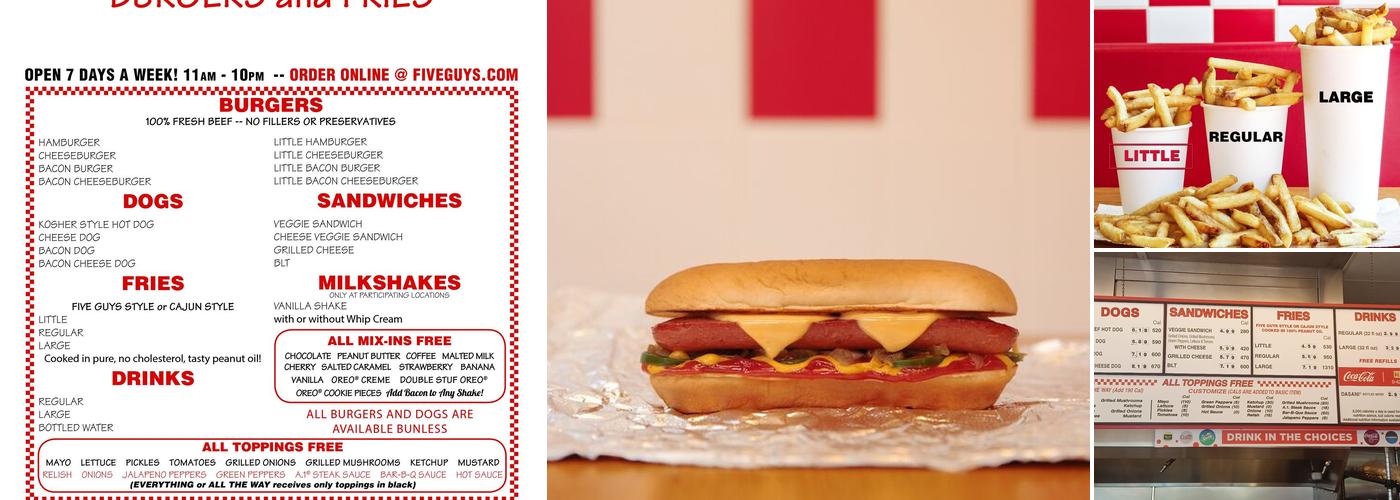Five Guys Menu