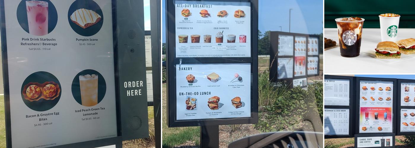 Starbucks Menu