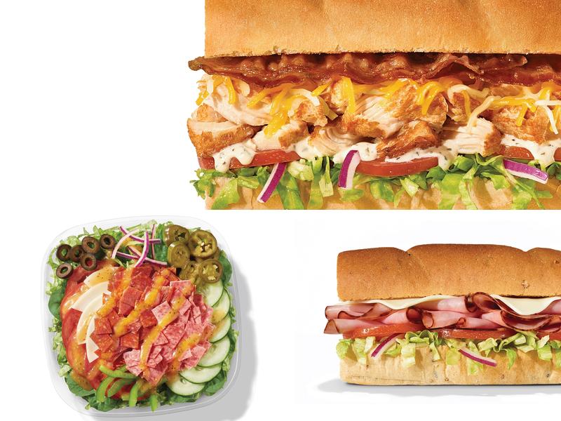 Subway Menu