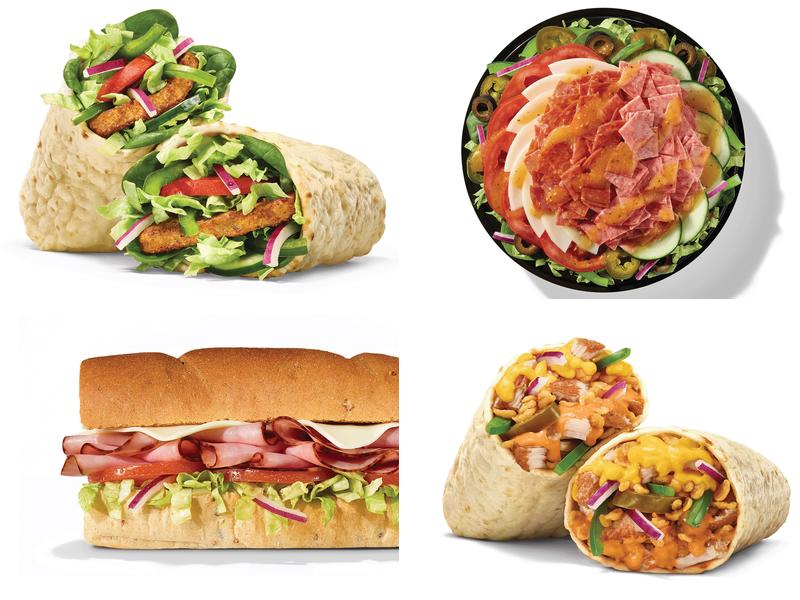 Subway Menu