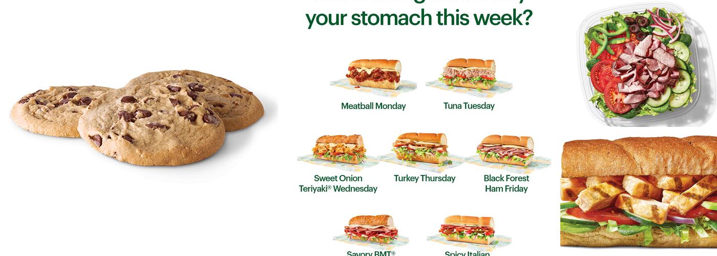 Subway Menu