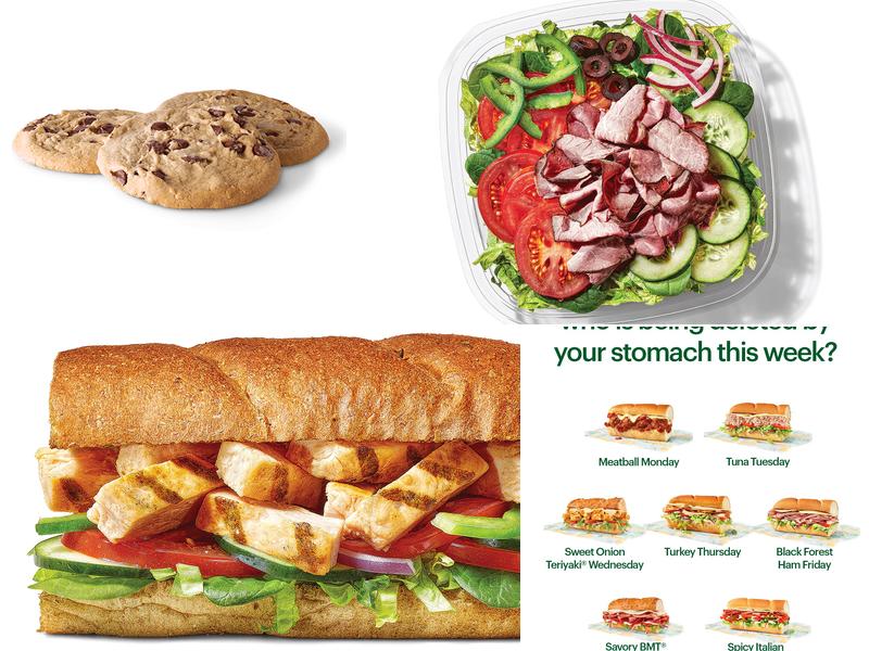Subway Menu