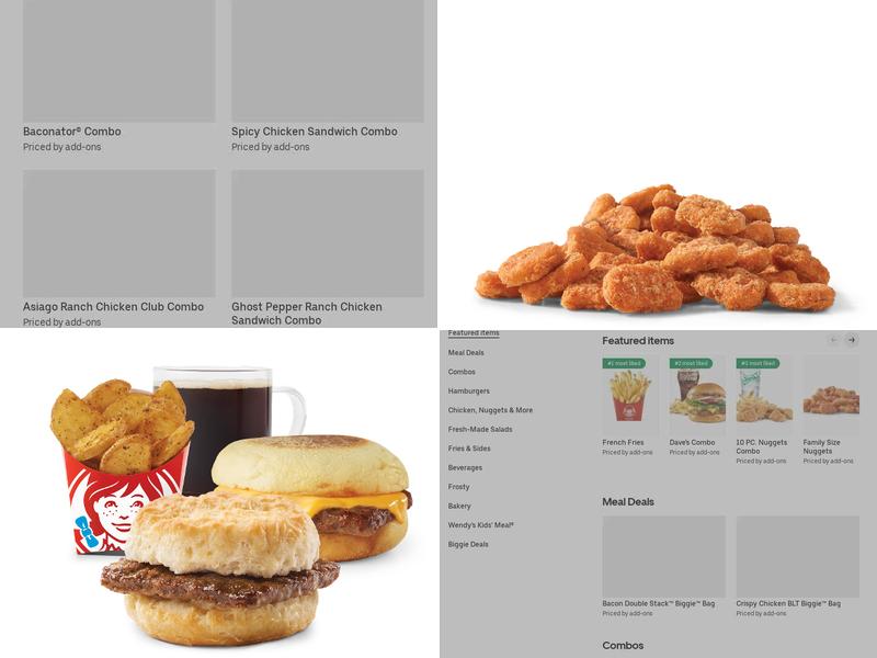 Wendy's Menu