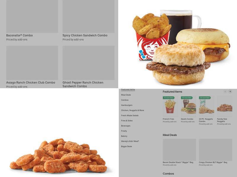 Wendy's Menu