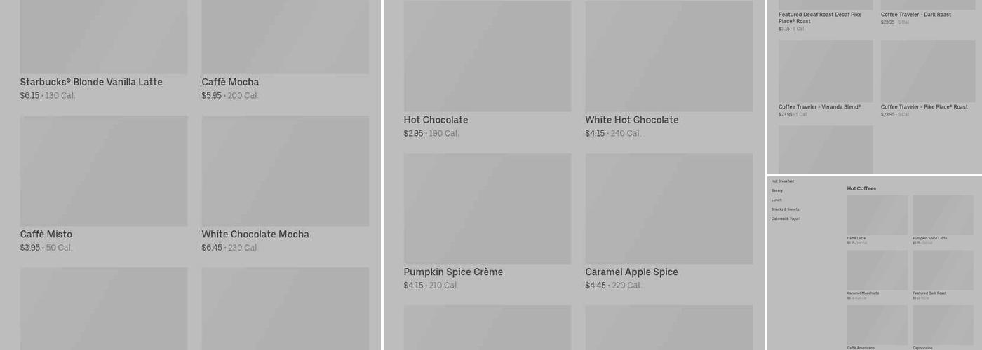 Starbucks Menu