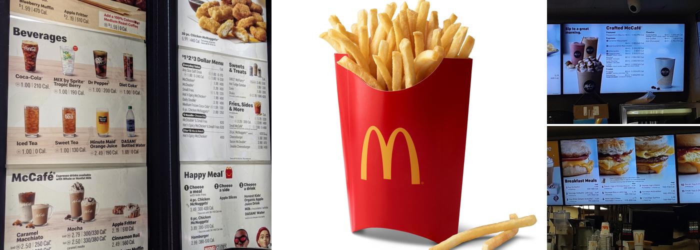 McDonald's Menu