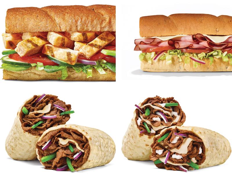 Subway Menu