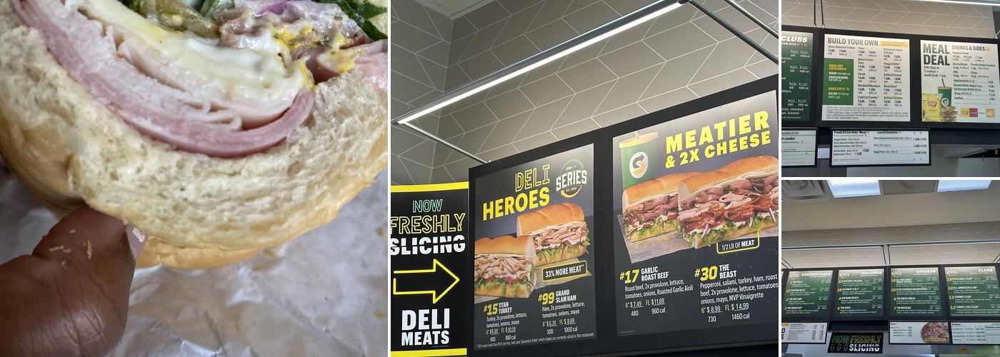 Subway Menu