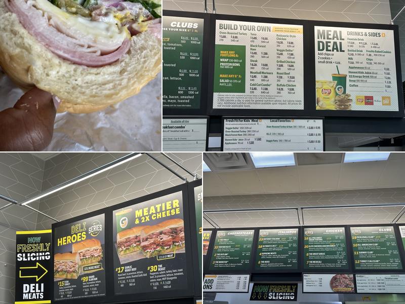 Subway John Menu