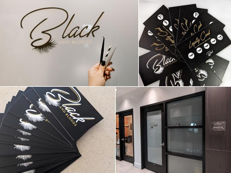Black and Blonde Lash Studio