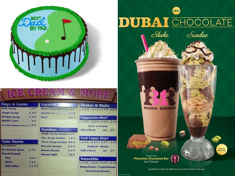 Baskin-Robbins Menu