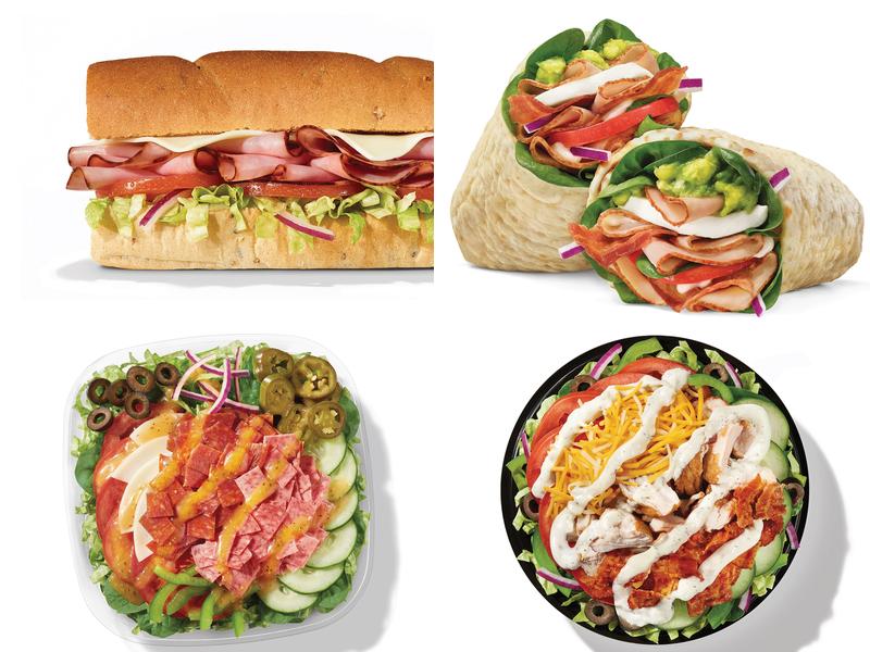 Subway Menu