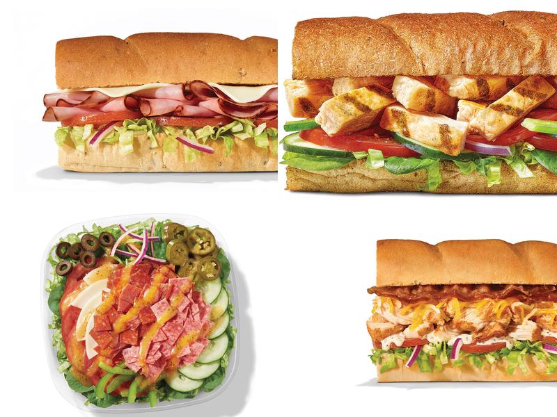 Subway Menu