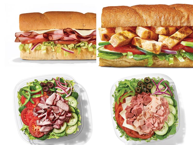 Subway Menu