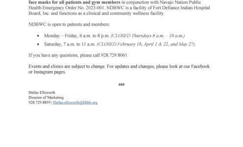 Navajo Nation CHR Office Chinle