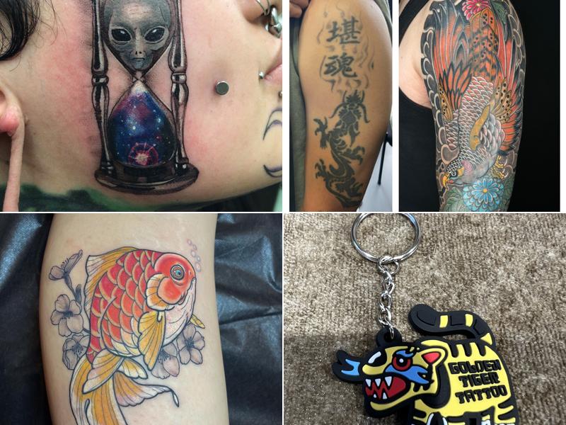 Golden Tiger Tattoo Los Angeles