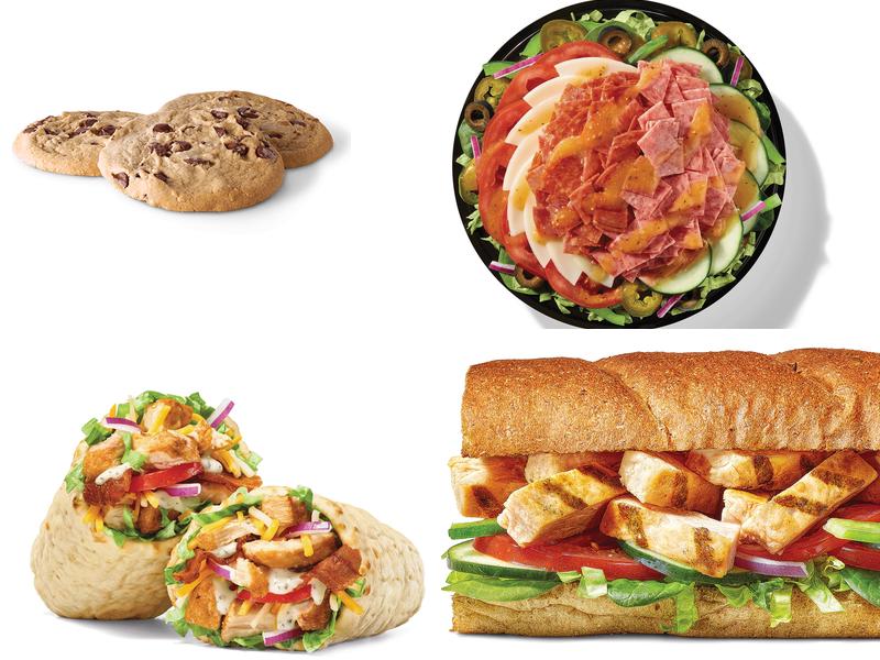 Subway Menu