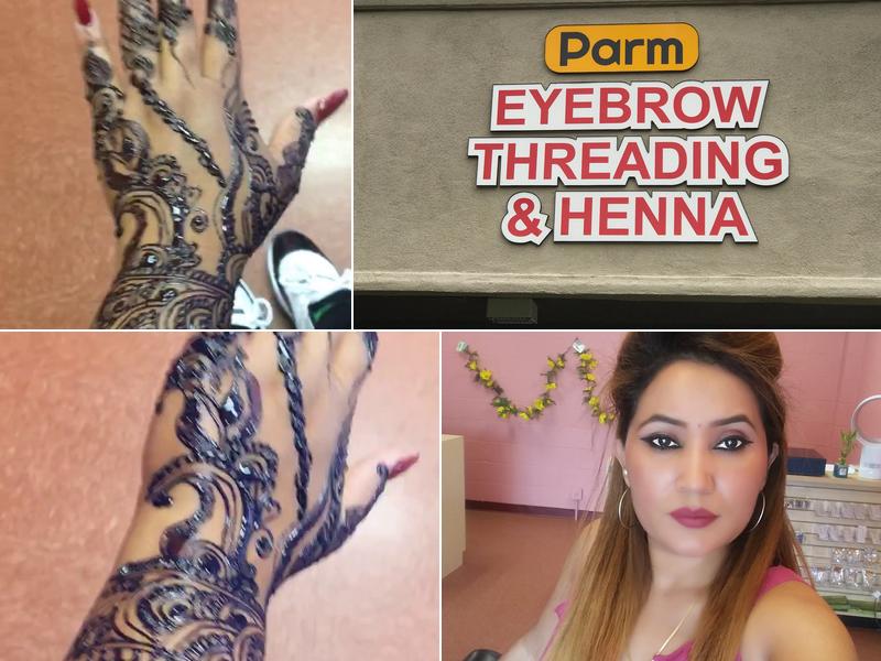Parm Eyebrow Threading and Henna Tattoo