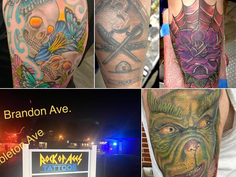 Rock Of Ages Custom Tattoos