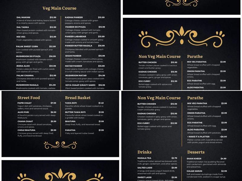 Royal Fork Menu