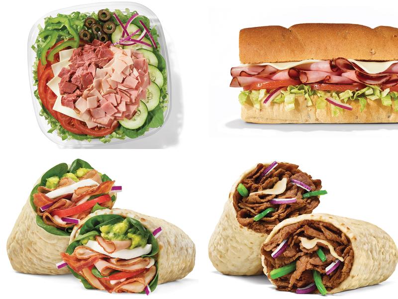 Subway Menu