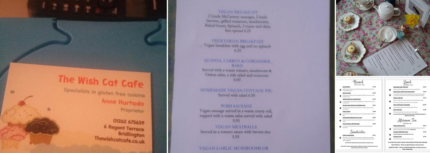 The Wish Cat Cafe Menu