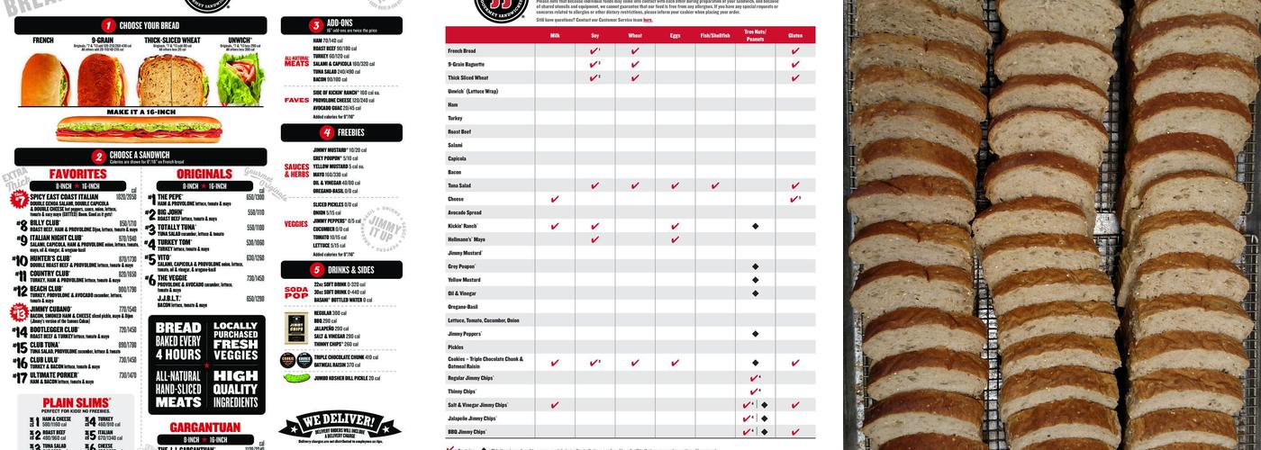 Jimmy John's Menu
