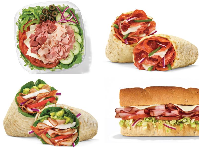 Subway Menu