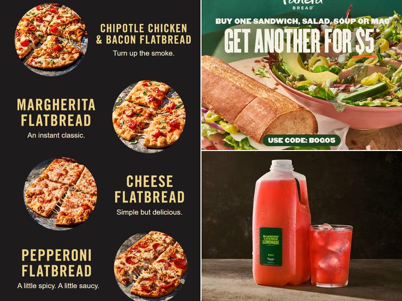Panera Bread Menu