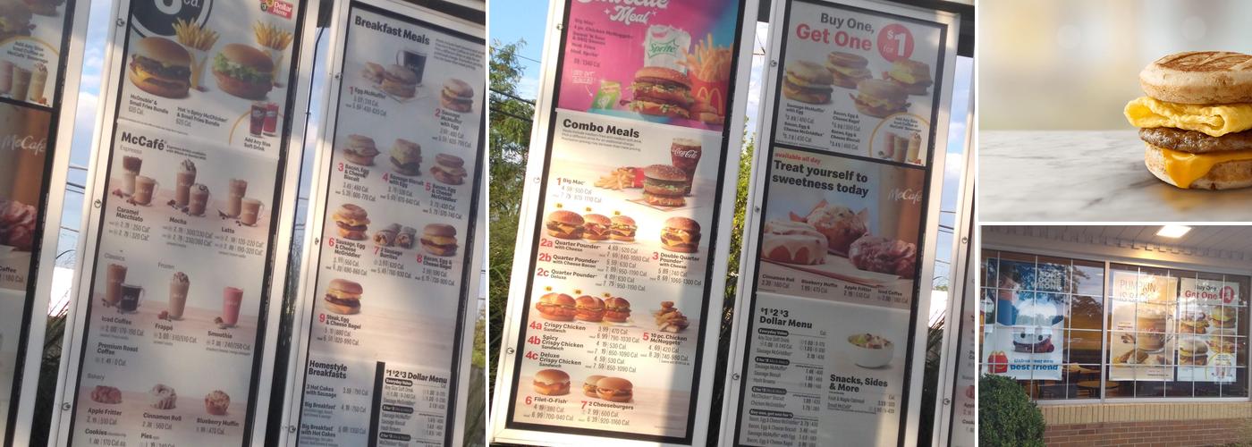McDonald's Menu