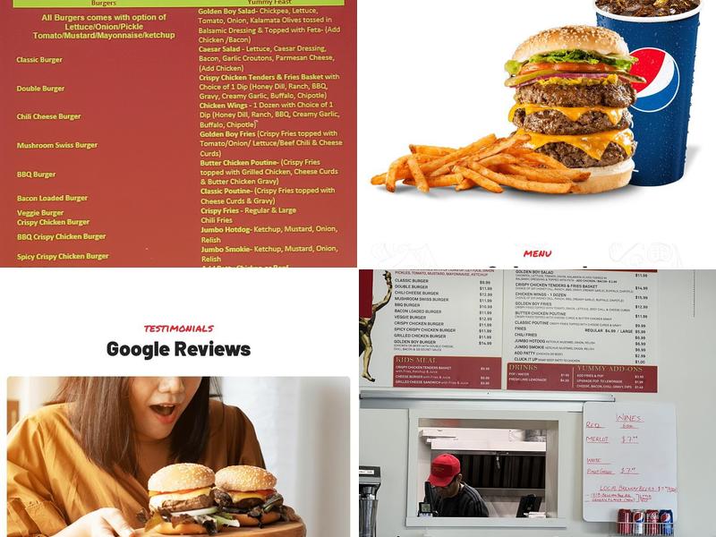 Golden Boy Bistro Menu