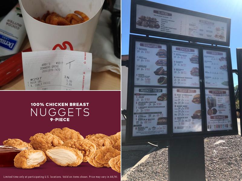 Arby's Menu