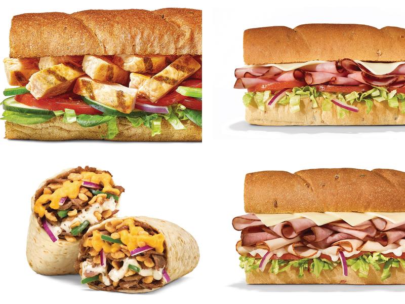 Subway Menu