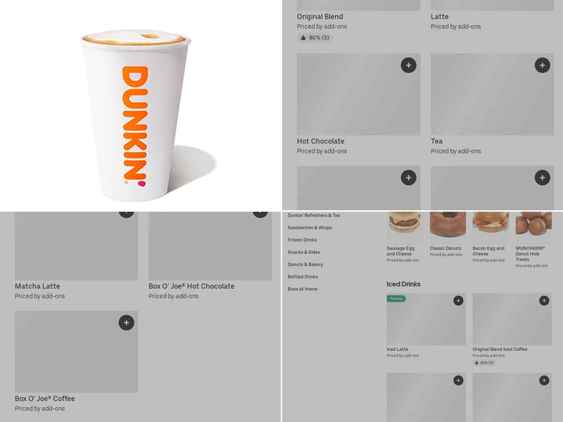 Dunkin' Menu