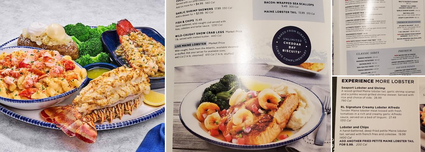 Red Lobster Menu