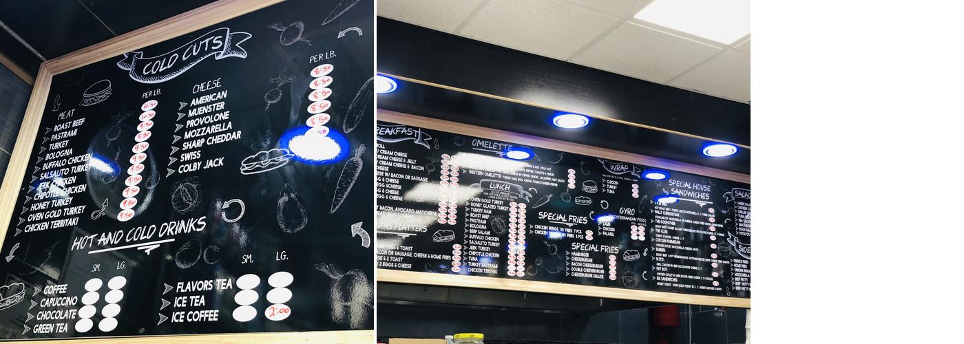 Lewis Deli & Grocery Corporation Menu