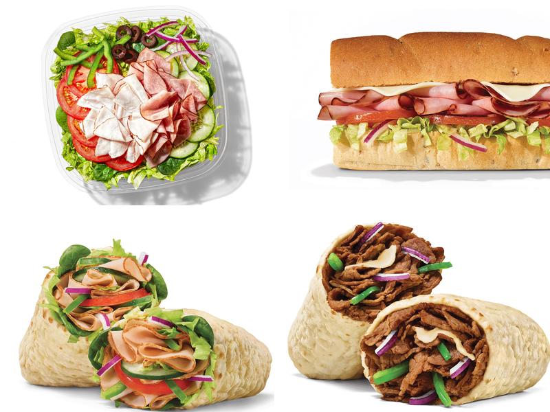 Subway Menu