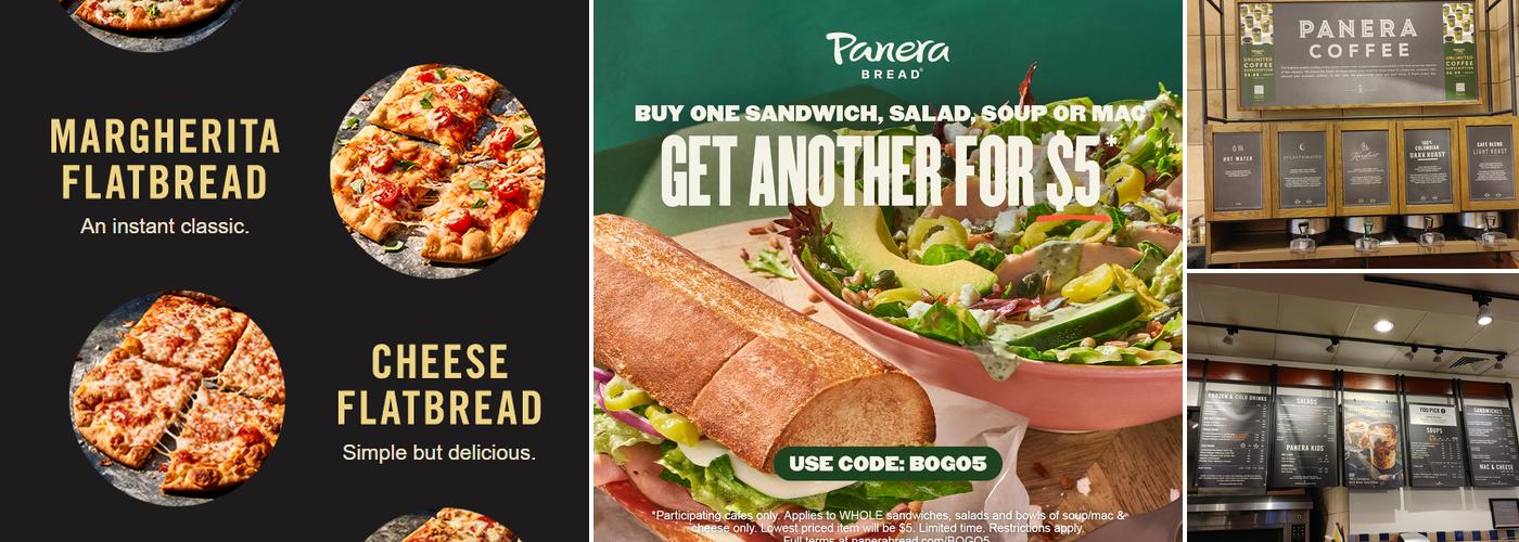 Panera Bread Menu