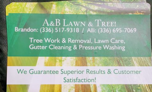 A&B Lawn & Tree Poplar Ridge Rd, Trinity North Carolina 27370