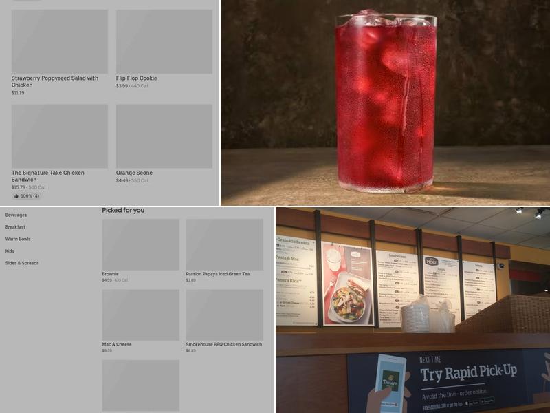 Panera Bread Menu