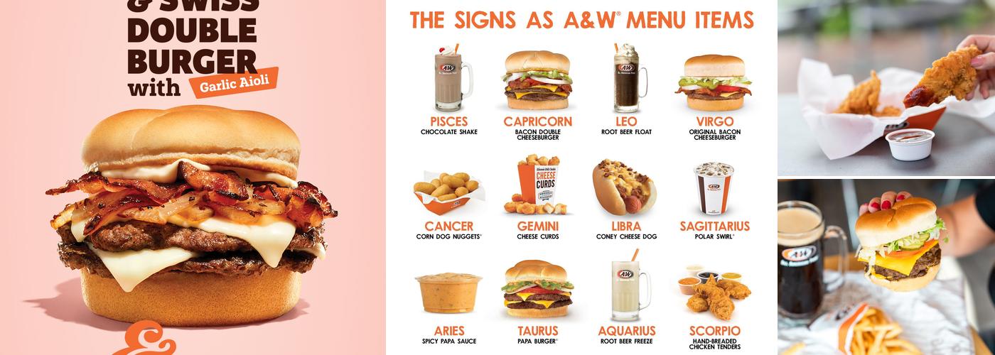 A&W Restaurant Menu