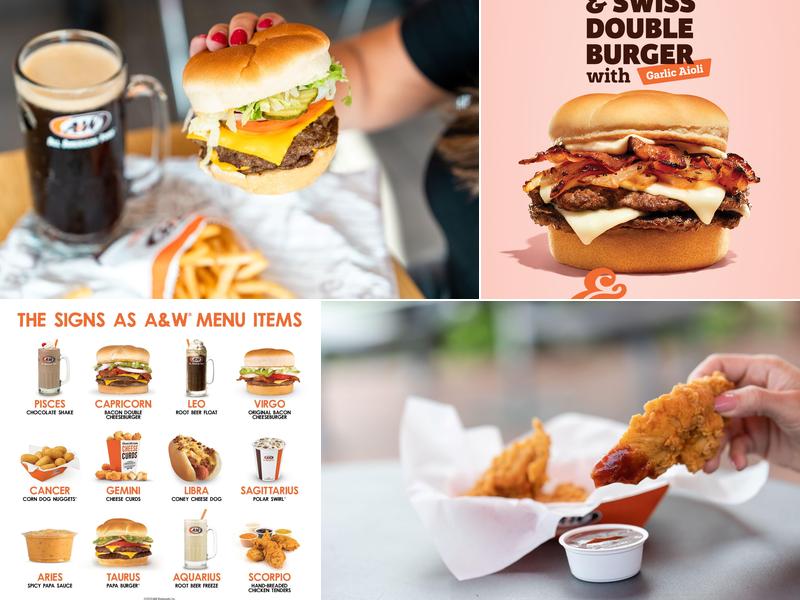 A&W Restaurant Menu