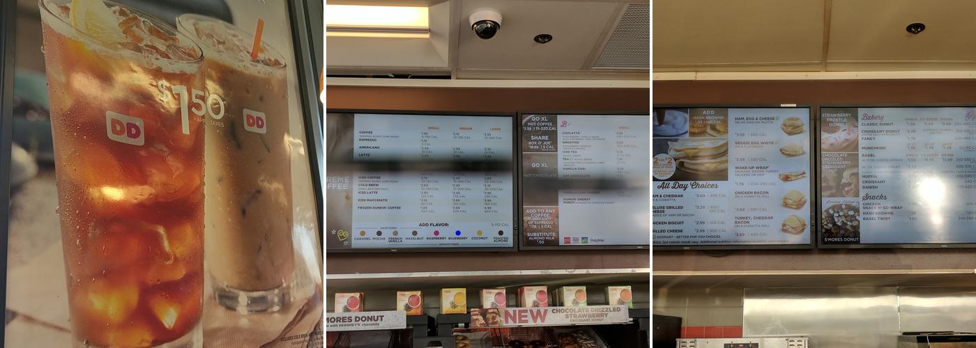 Dunkin' Menu
