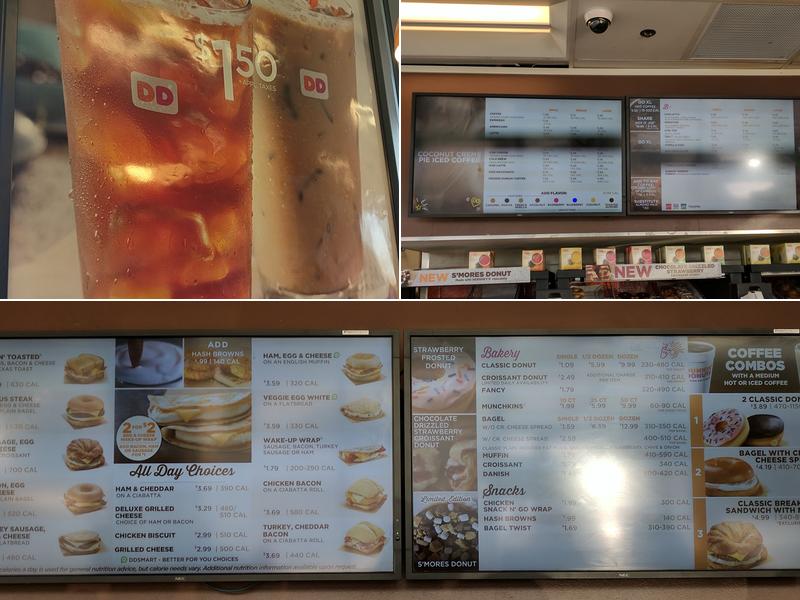 Dunkin' Menu