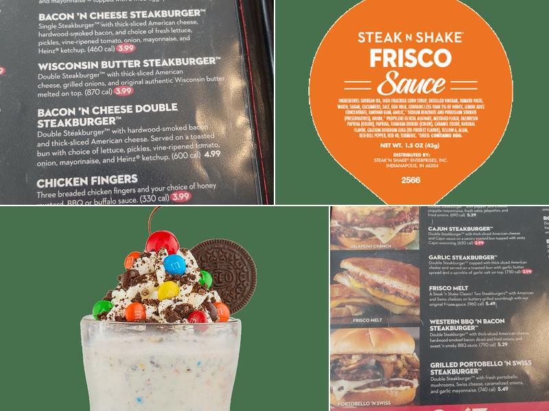 Steak 'n Shake Menu