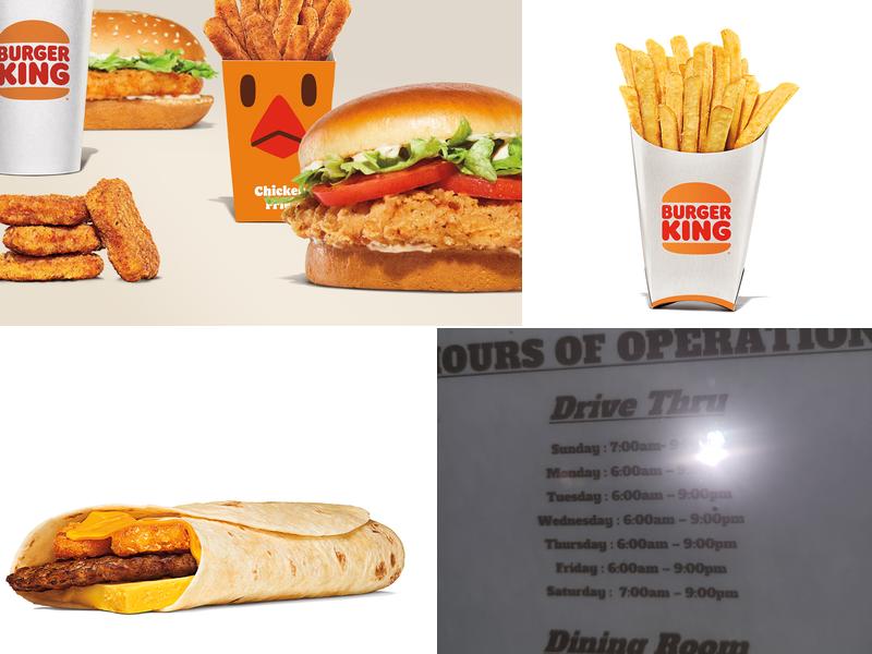 Burger King Menu